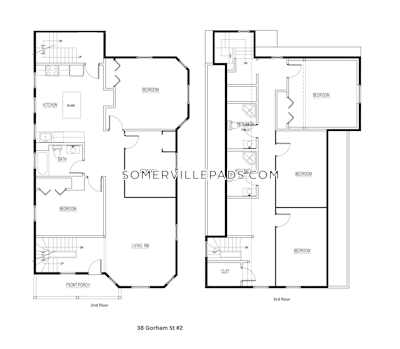 Somerville Apartment for rent 6 Bedrooms 3 Baths  Davis Square - $6,000